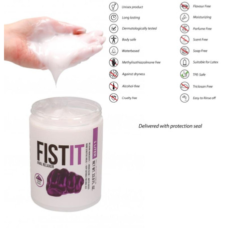 Crema per fisting effetto rilasssante 1000 ml