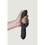 Vibratore vaginale rabbit in silicone twister black