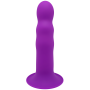 Dildo con ventosa vaginale anale Hitsens 3 Purple