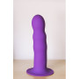 Dildo con ventosa vaginale anale Hitsens 3 Purple