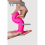 Dildo in silicone vaginale anale con ventosa Hitsens 4 Fucsia