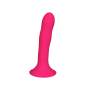 Dildo in silicone vaginale anale con ventosa Hitsens 4 Fucsia