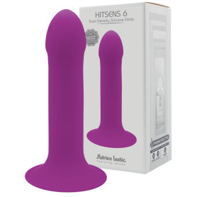 Dildo in silicone anale vaginale con ventosa Hitsens 6 Purple