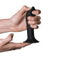 Dildo vaginale anale in silicone con ventosa Hitsens 5 Black