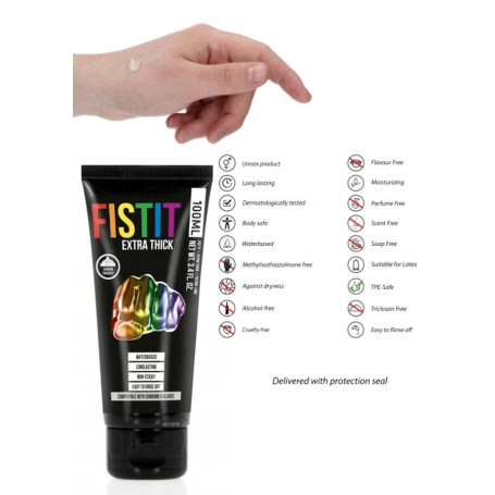Lubrificante anale vaginale Extra Thick Lubricant Rainbow 100 ml