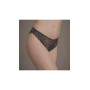 Perizoma intimo donna in pizzo nero sexy slip mutanda a vita bassa Claire