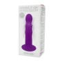 Vibratore con ventosa vaginale anale in silicone Hitsens 3 Vibe Purple