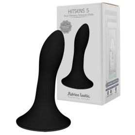 Dildo vaginale anale in silicone con ventosa Hitsens 5 Black