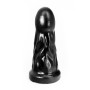 Dildo per fisting maxi fallo anale vaginale Castard - Black - 22 cm
