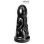Dildo per fisting maxi fallo anale vaginale Castard - Black - 22 cm
