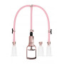 Kit stimolatore pompa per capezzoli e clitoride Clitoral & Nipple Pump Set Large - Rose Gold