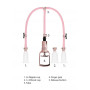 Kit stimolatore pompa per capezzoli e clitoride Clitoral & Nipple Pump Set Large - Rose Gold