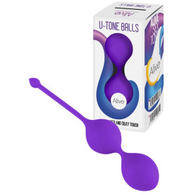 palline vaginali per massaggio pavimento pelvico U-tone purple