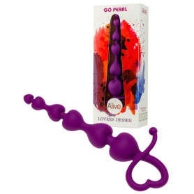 Palline anali in silicone dildo a sfere go pearl