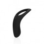 Anello fallico vibrante in silicone Pointed Vibrating Cock Ring Licorice Black