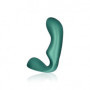 Vibratore in silicone per prostata Pointed Vibrating Prostate Massager with Remote Control Metallic Green