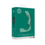 Vibratore in silicone per prostata Pointed Vibrating Prostate Massager with Remote Control Metallic Green