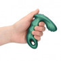 Vibratore per prostata in silicone Beaded Vibrating Prostate Massager with Remote Control Metallic Green