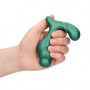 Vibratore per prostata in silicone Stacked Vibrating Prostate Massager with Remote Control Metallic Green