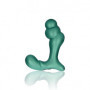 Vibratore per prostata in silicone Stacked Vibrating Prostate Massager with Remote Control Metallic Green