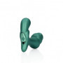 Vibratore per prostata in silicone Stacked Vibrating Prostate Massager with Remote Control Metallic Green