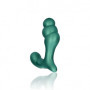 Vibratore per prostata in silicone Stacked Vibrating Prostate Massager with Remote Control Metallic Green