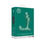 Vibratore per prostata in silicone Stacked Vibrating Prostate Massager with Remote Control Metallic Green