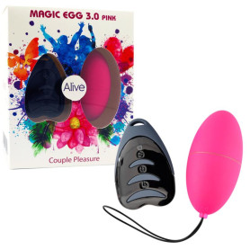 Ovetto vaginale vibrante in silicone Magic Egg 3.0 pink