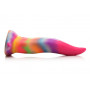 Dildo in silicone con ventosa creatura vaginale anale Unicorn Tongue Glow in the Dark Rainbow