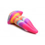 Dildo in silicone con ventosa creatura vaginale anale Unicorn Tongue Glow in the Dark Rainbow