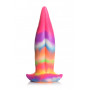 Dildo in silicone con ventosa creatura vaginale anale Unicorn Tongue Glow in the Dark Rainbow