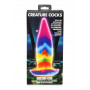 Dildo in silicone con ventosa creatura vaginale anale Unicorn Tongue Glow in the Dark Rainbow