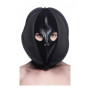 Cappucchio bondage sexy maschera integrale Zip Front Bondage Hood