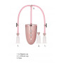 Kit pompa stimolatore per capezzoli e clitoride Automatic Rechargeable Clitoral & Nipple Pump Set - M - Pink