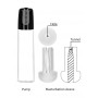 Pompa sviluppatore maschile per pene Automatic Cyber Pump with Masturbation Sleeve - Transparent