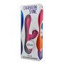 Vibratore rabbit vaginale con succhia clitoride Caribbean Shine pink