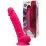Dildo grande anale vaginale in silicone realistico con ventosa Adam L Silexpan fucsia