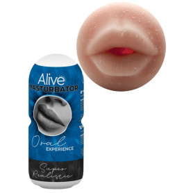 Masturbatore maschile bocca finta realistica per pene Masturbador Oral Experience