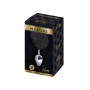 Plug anale piccolo in metallo con coda Metal Anal Fluffy Plug M black