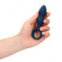 Plug anale piccolo in silicone Teardrop Shaped Anal Plug Small Baltic Blue