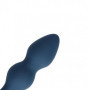 Plug anale in silicone Teardrop Shaped Anal Plug Medium Baltic Blue