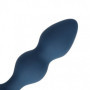 Plug anale a sfere in silicone Teardrop Shaped Anal Plug Large Baltic Blue