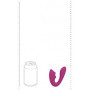 Vibratore vaginale Yuki Dual Motor G-Spot Vibrator with Massaging Beads Pink