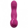 Vibratore vaginale per punto G Yumi Triple Motor G-Spot Finger Motion Vibrator and Flickering Tongue Stimulator Pink