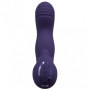 Vibratore vaginale per punto G Yumi Triple Motor G-Spot Finger Motion Vibrator and Flickering Tongue Stimulator Purple