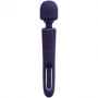 Vibratore wand vaginale per punto G Kiku Double Ended Wand with Innovative G-Spot Flapping Stimulator Purple