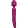 Vibratore wand vaginale per punto G Kiku Double Ended Wand with Innovative G-Spot Flapping Stimulator Pink