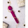 Vibratore wand vaginale per punto G Kiku Double Ended Wand with Innovative G-Spot Flapping Stimulator Pink