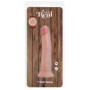 Dildo realistico con ventosa vaginale anale Deluxe Dual Density Dong 7 Inch