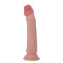 Dildo con ventosa vaginale anale realistico Deluxe Dual Density Dong 8 Inch